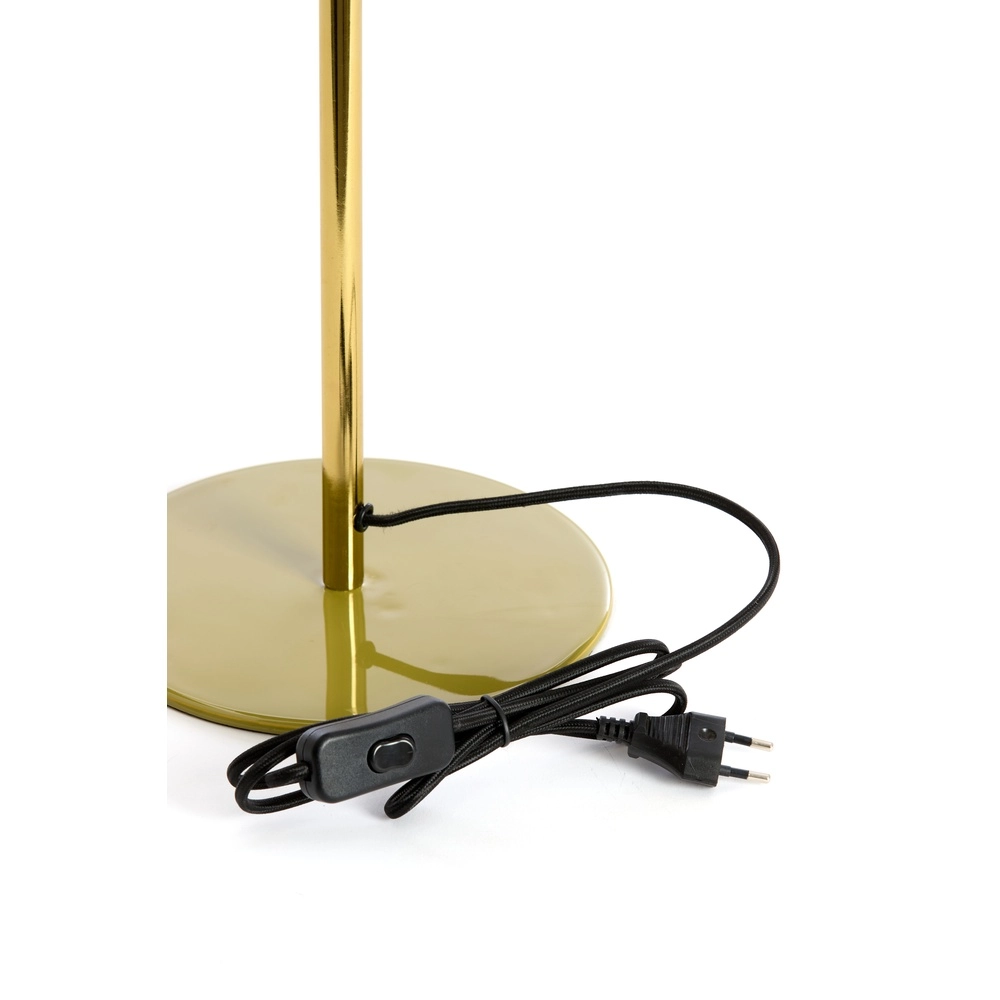 Tafellamp Surin Ø 26cm - glans olijf groen met goud Light & Living 8717807743499