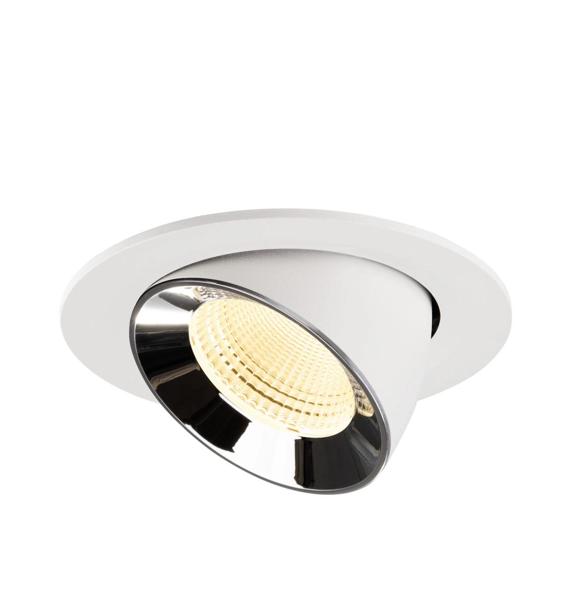 Inbouwspot Numinos Gimble L wit/chroom 3000K - 55gr SLV 4024163310161