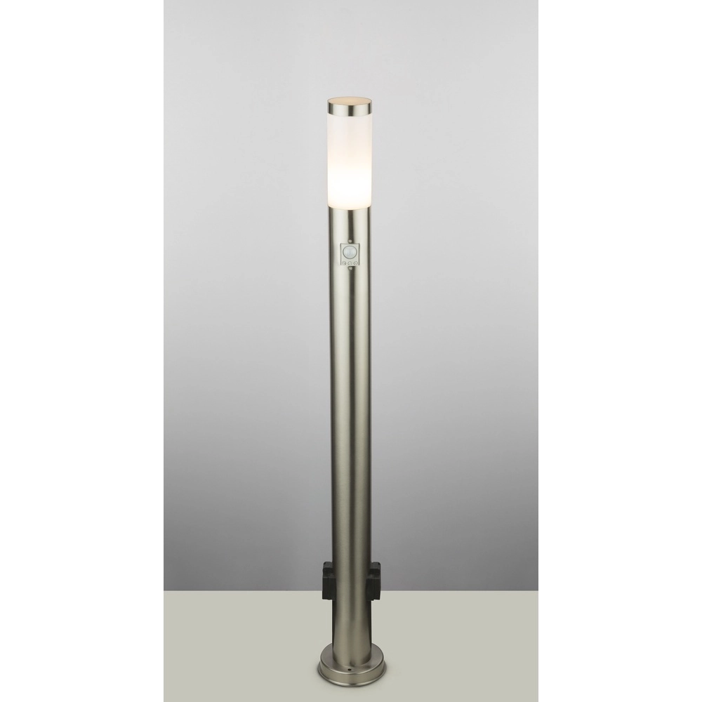 Padverlichting Boston I RVS met stopcontact Globo 9007371341030