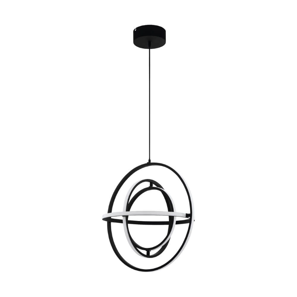 Zwarte hanglamp Retornio Ø 58cm