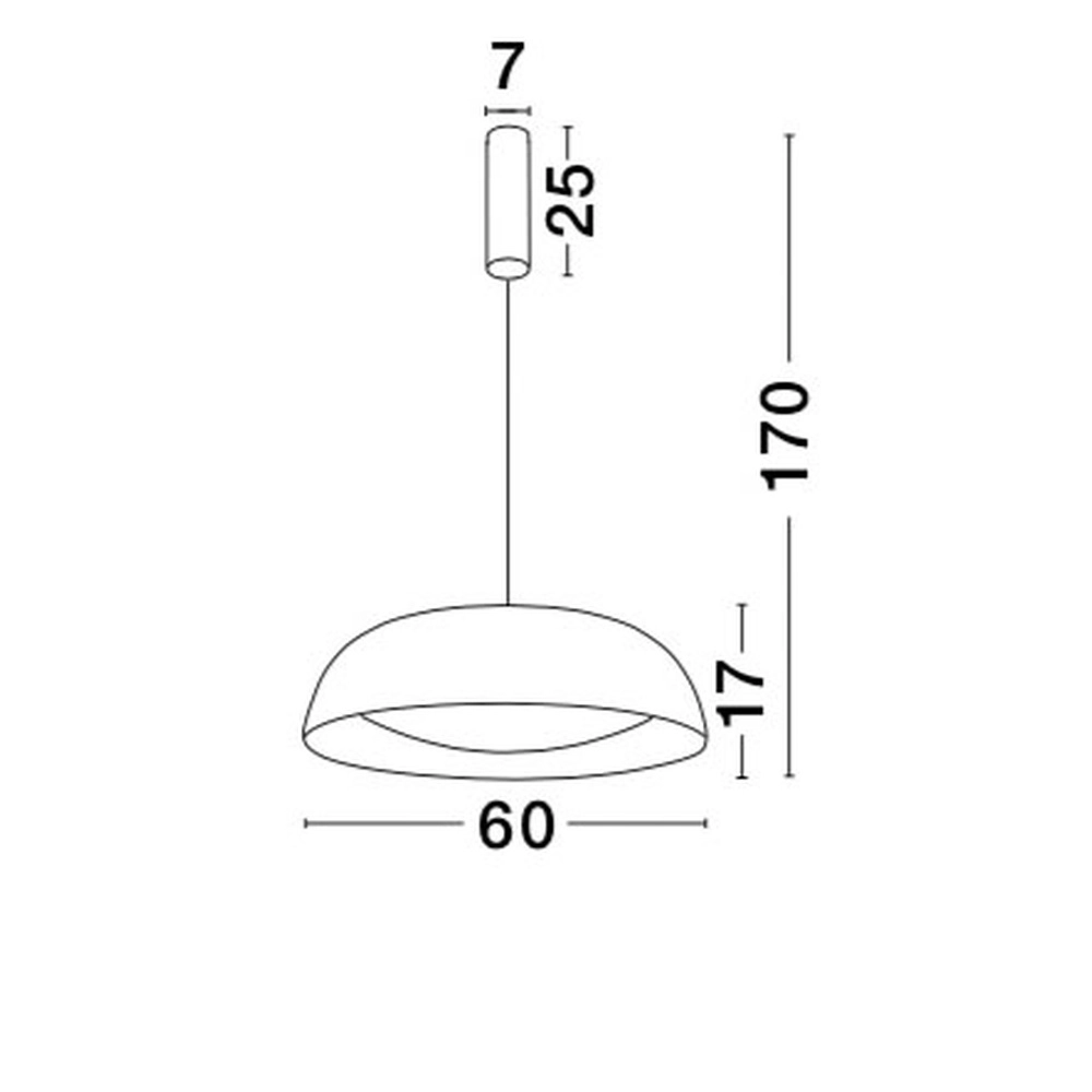 Design hanglamp Landon zwart met koper Lyora 5212017413611
