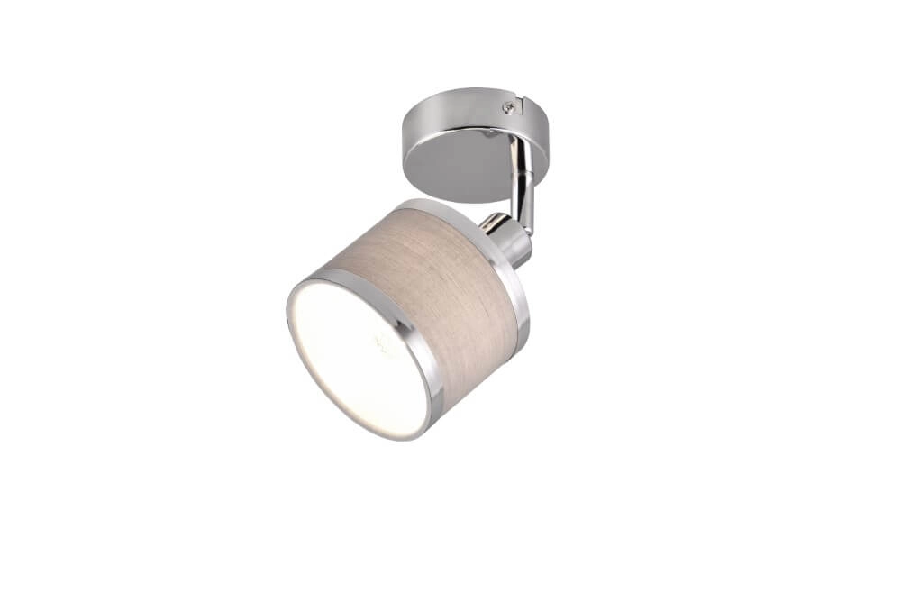 Design opbouwspot Arosa nikkel 1-lichts