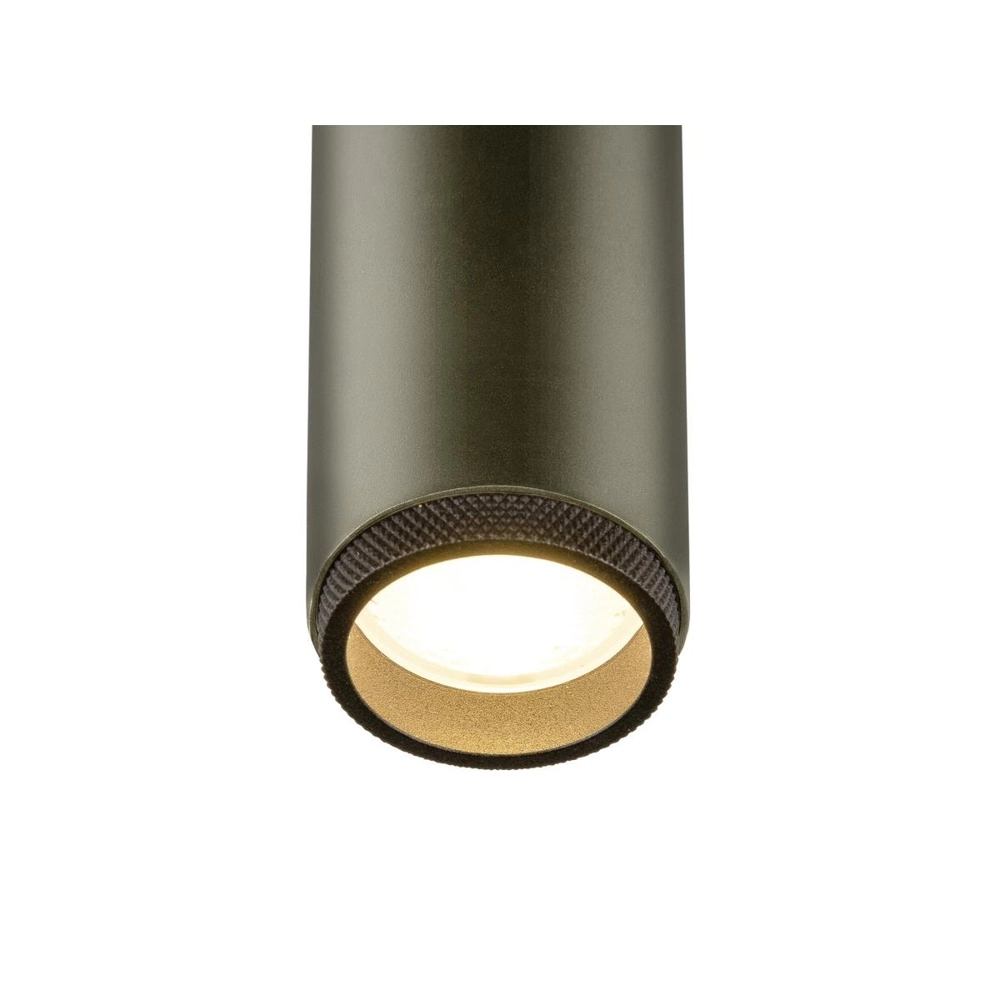 Opbouwspot Grip! M brons met zwart 3000K SLV 4024163304634