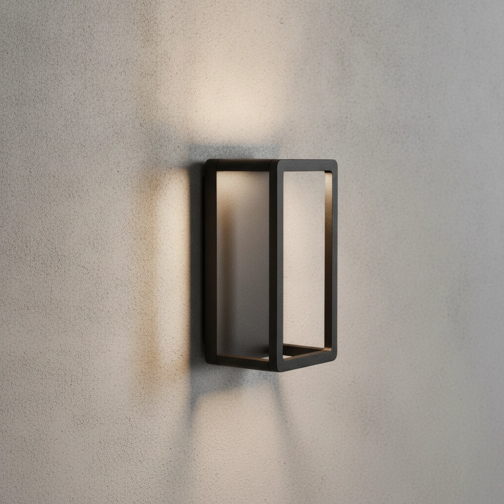 Design wandlamp Akmi rechthoek