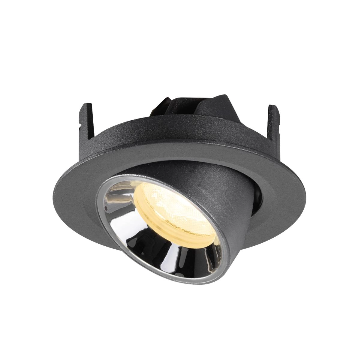 Inbouwspot Numinos Gimble XS zwart/chroom 3000K - 40gr SLV 4024163307055