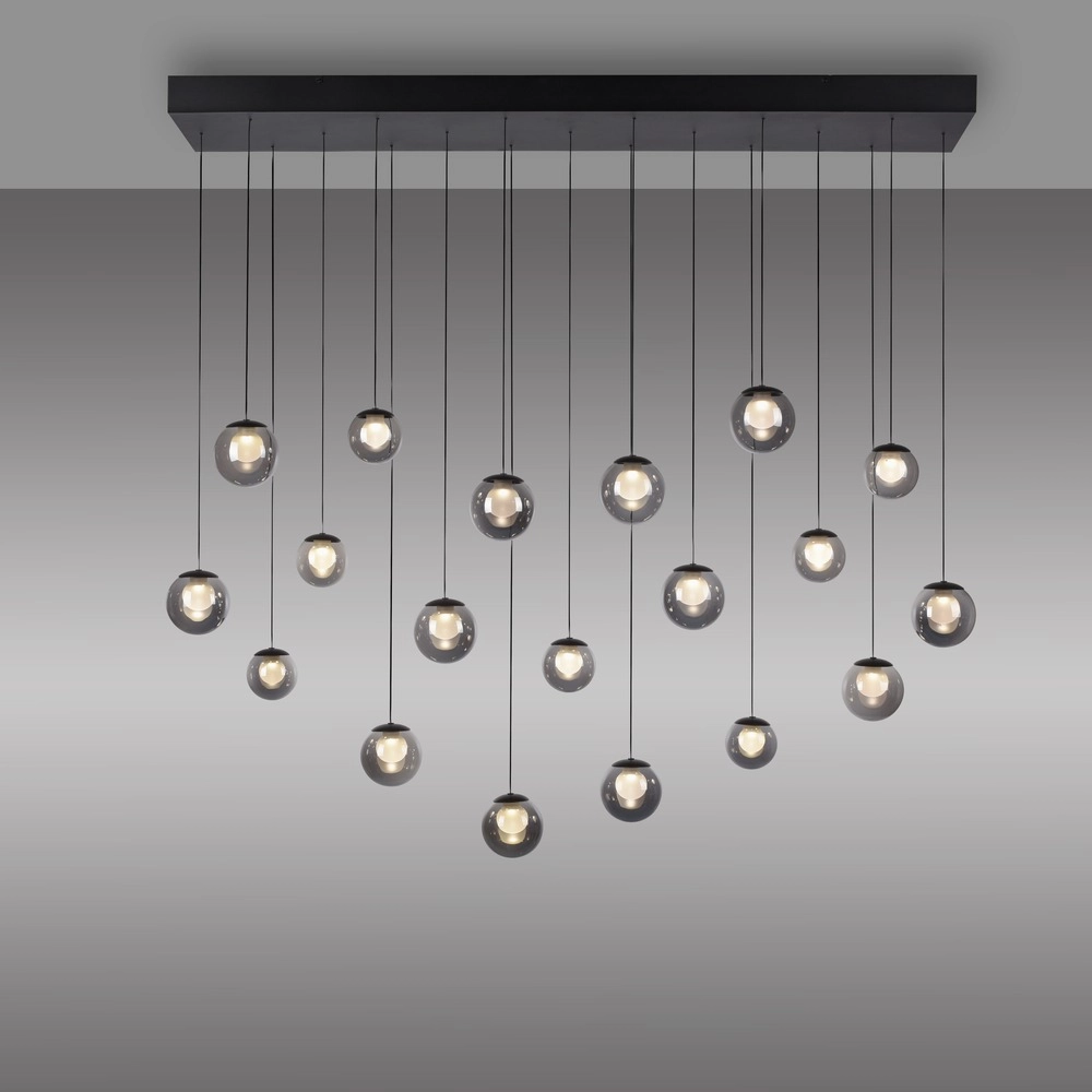 19-lichts hanglamp Pure Popup mystic grey Paul Neuhaus 4012248396698