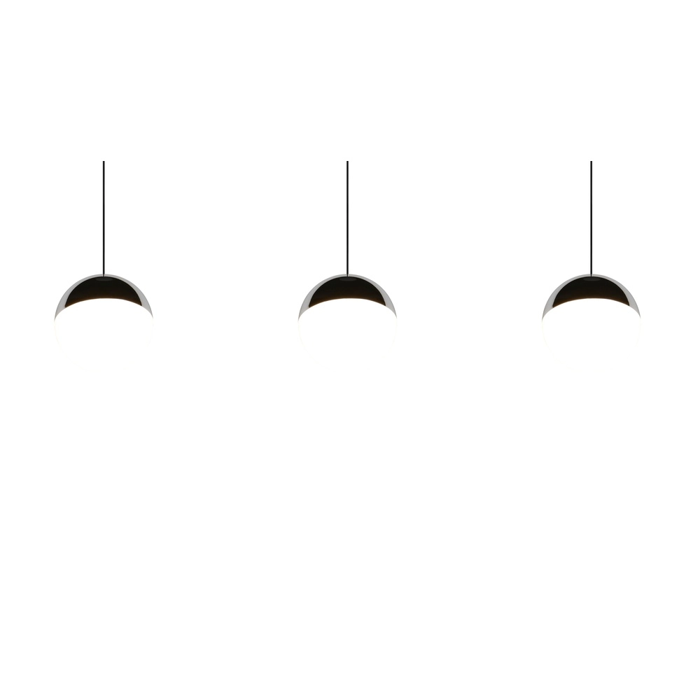 3-lichts hanglamp Senta chroom Trio 4017807685831