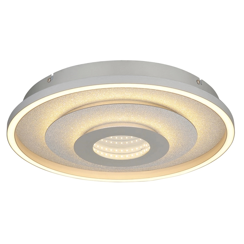 Design plafondlamp Miles zilvergrijs Globo 9007371586721