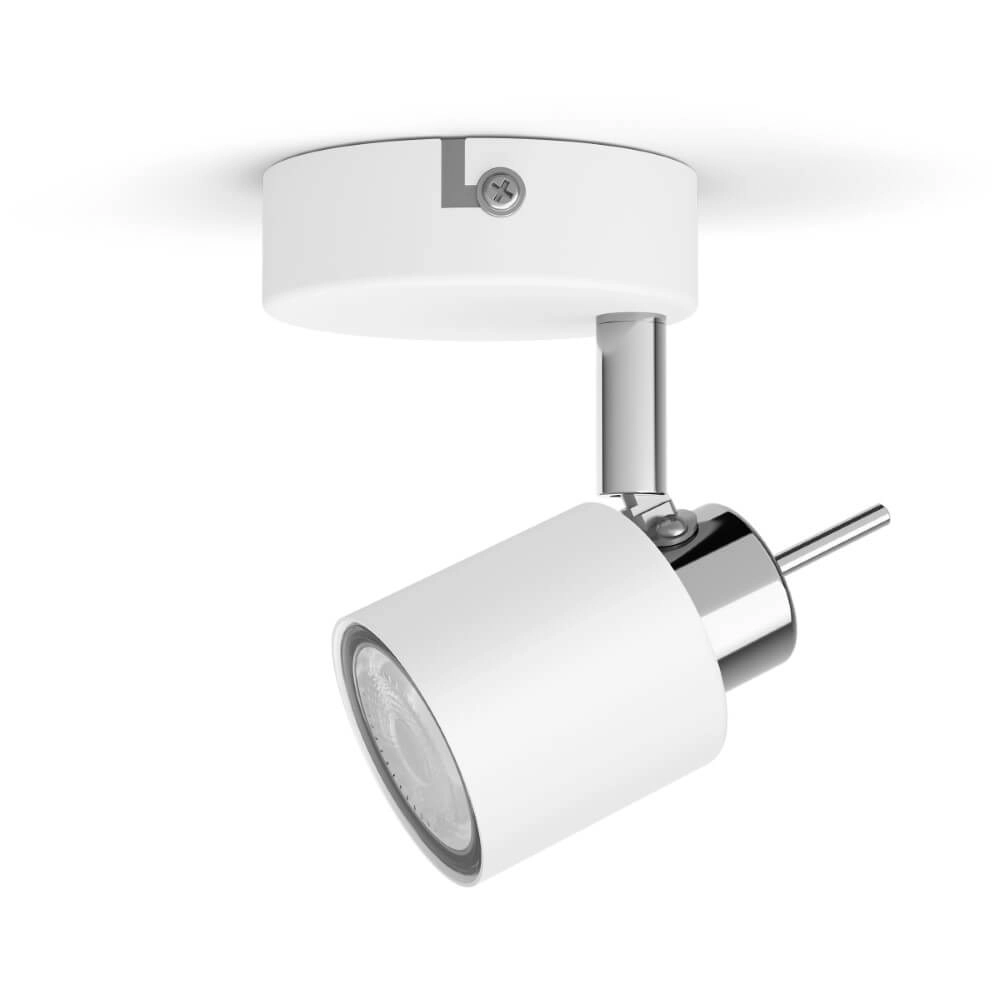 Witte wandspot Meranti