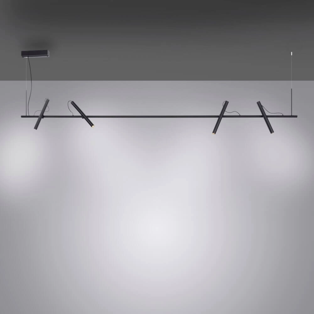 Design hanglamp Pure Tutua zwart Paul Neuhaus 4012248365540