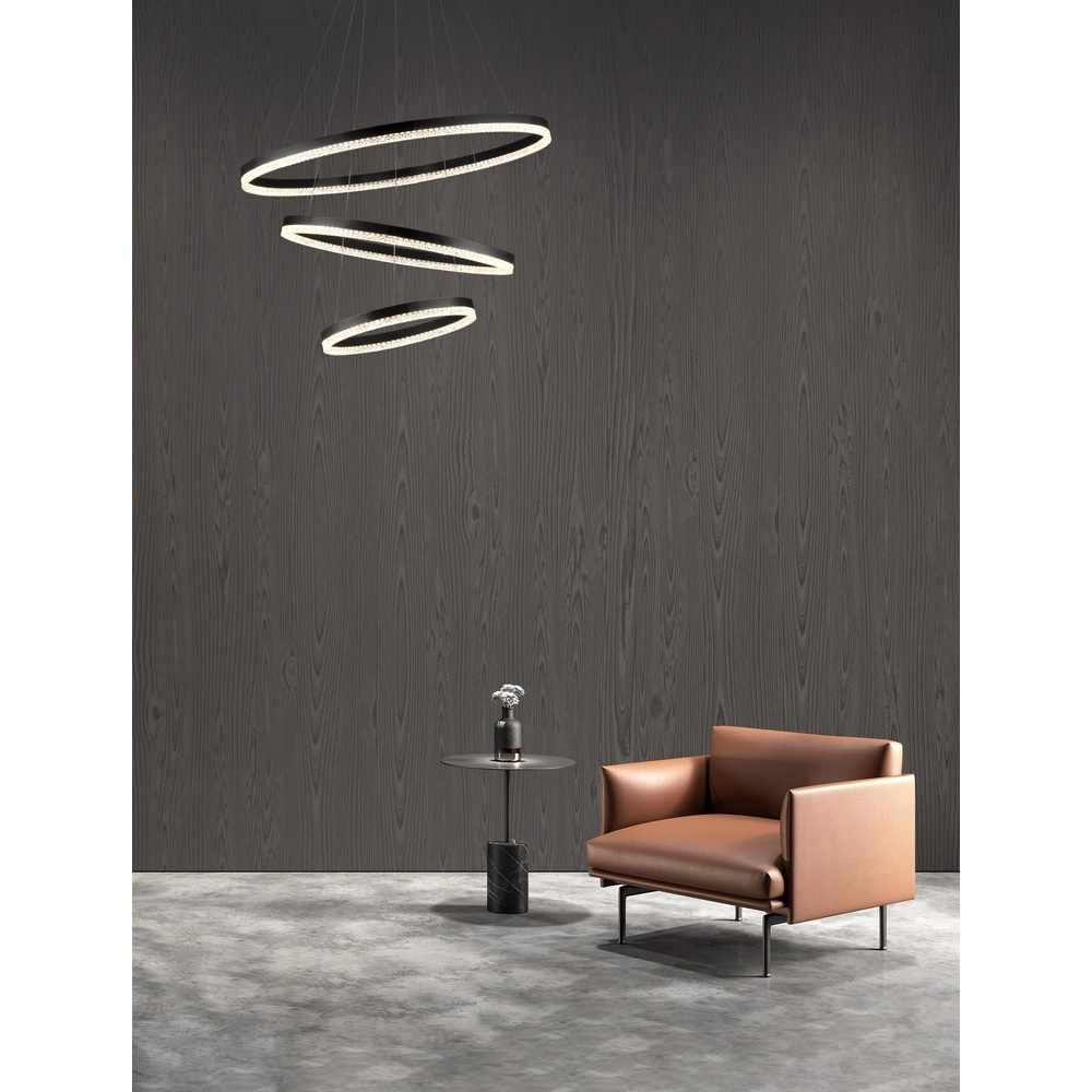 Hanglamp Adria zwart Ø 80cm Lyora 5212017443823