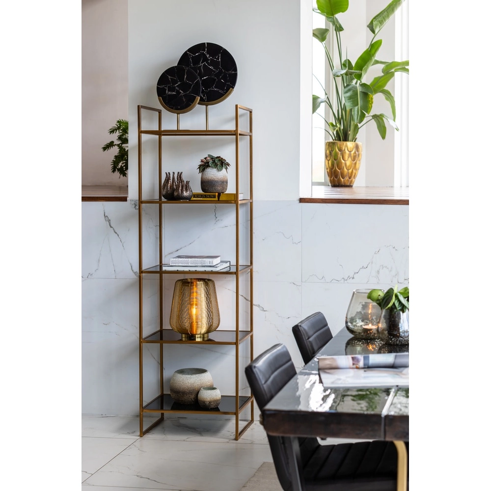 Gouden tafellamp Adeta Ø 29cm Light & Living 8717807600945