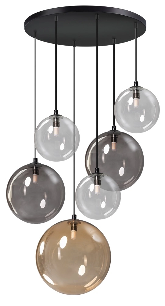 Vide hanglamp Shelly 6-lichts