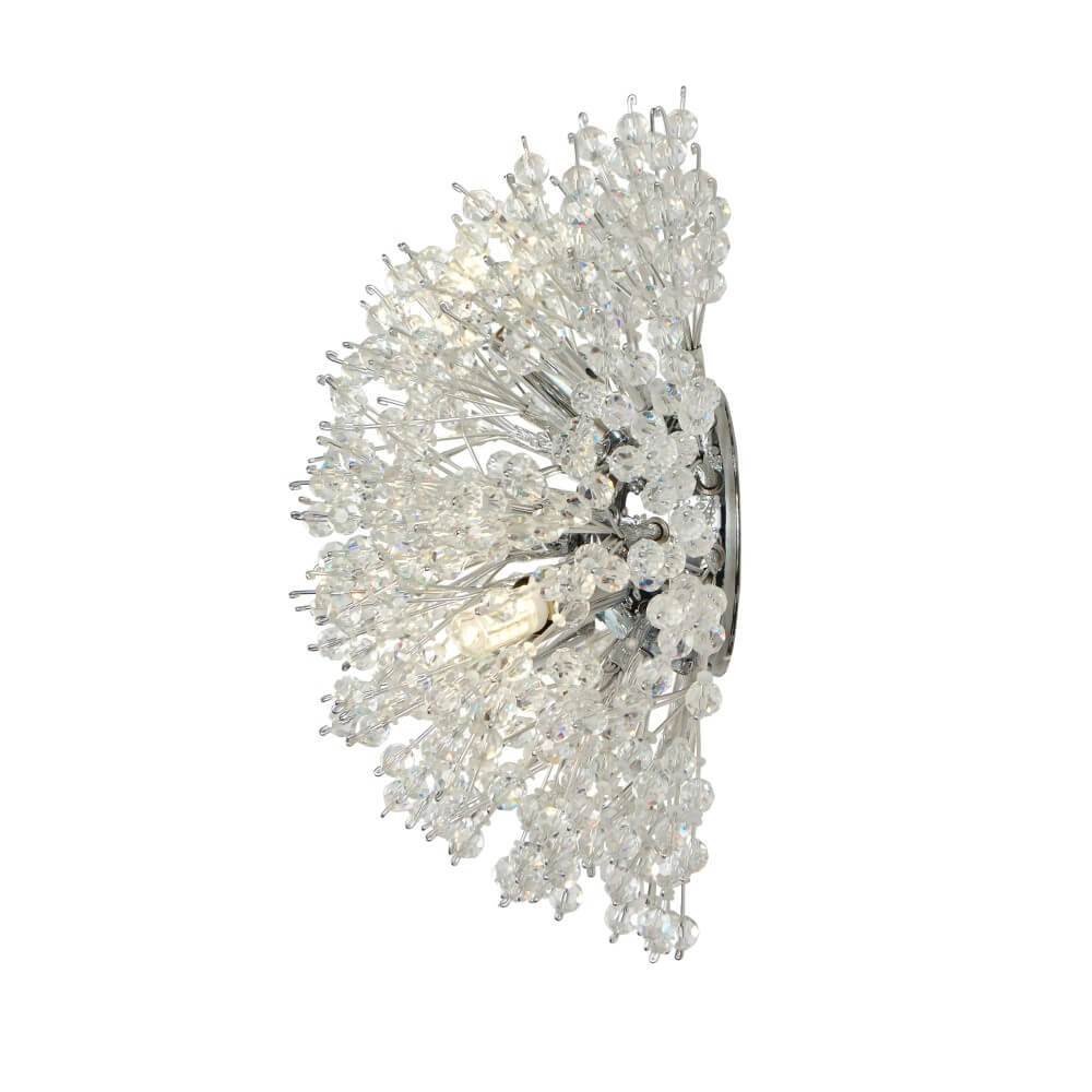 Wandlamp Sunburst Ø 29cm chroom