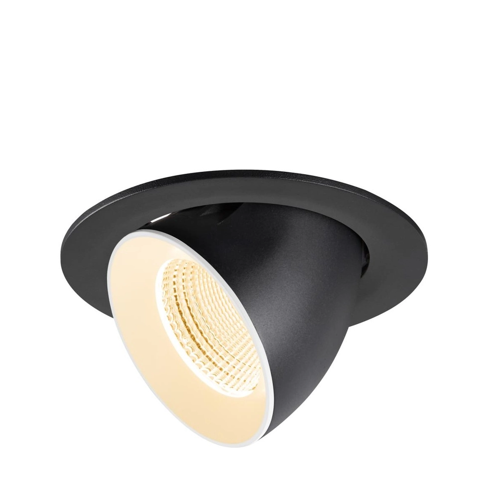 Inbouwspot Numinos Gimble L zwart/wit 2700K - 55gr