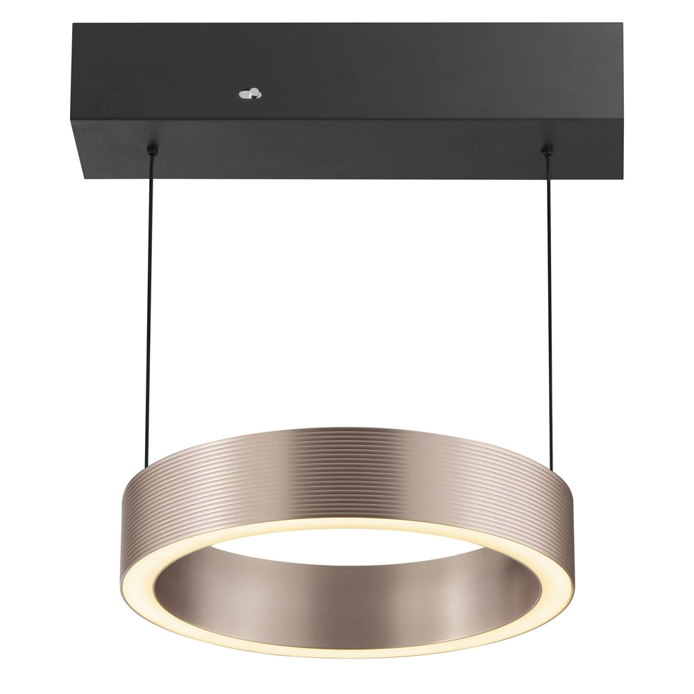 Design hanglamp Axion zwart met bruin Brilliant 4004353477188