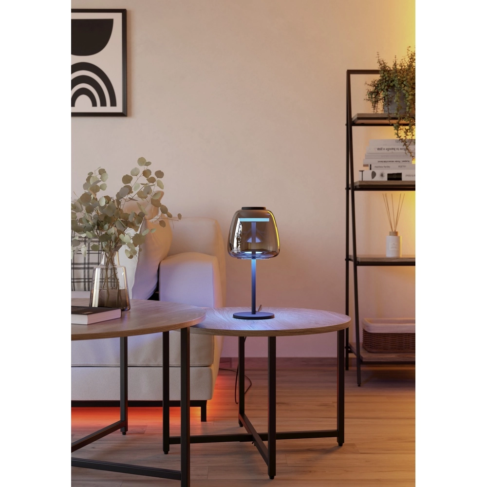 Tafellamp Alfero-Z smoke glas - app bediening Eglo 9008606312863
