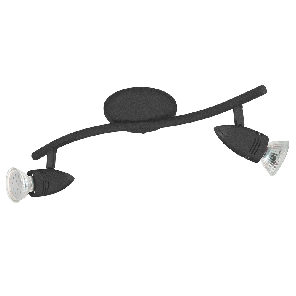 Opbouwspot Magnum-Led 2-lichts zwart