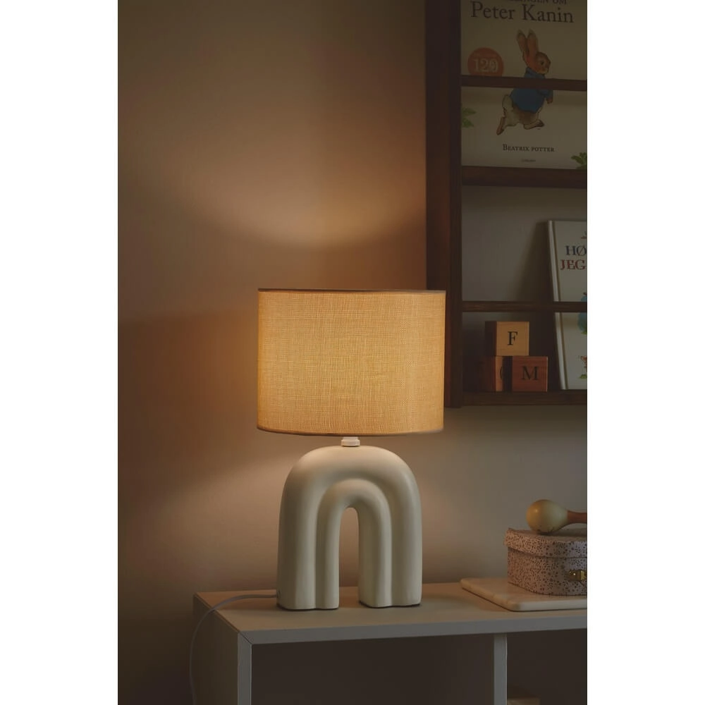 Trendy tafellamp Haze zand bruin Nordlux 5704924018770