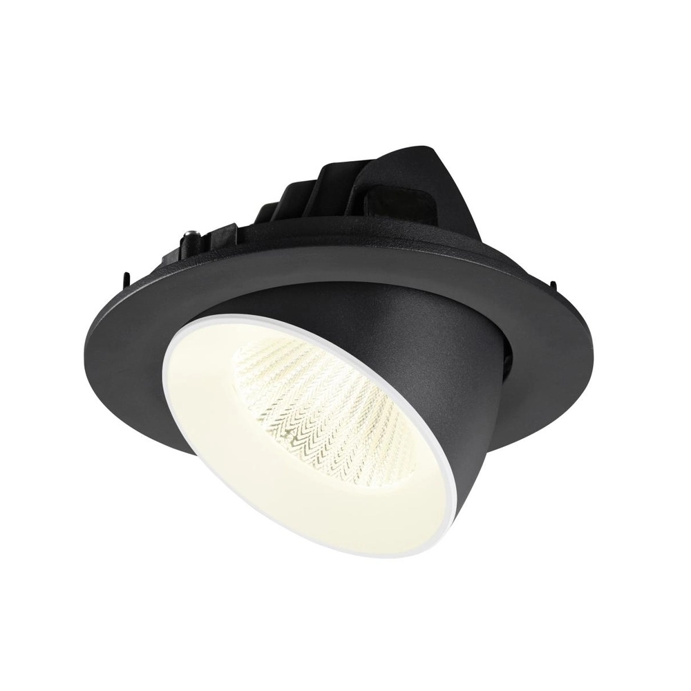 Inbouwspot Numinos Gimble L zwart/wit 4000K - 40gr SLV 4024163310116