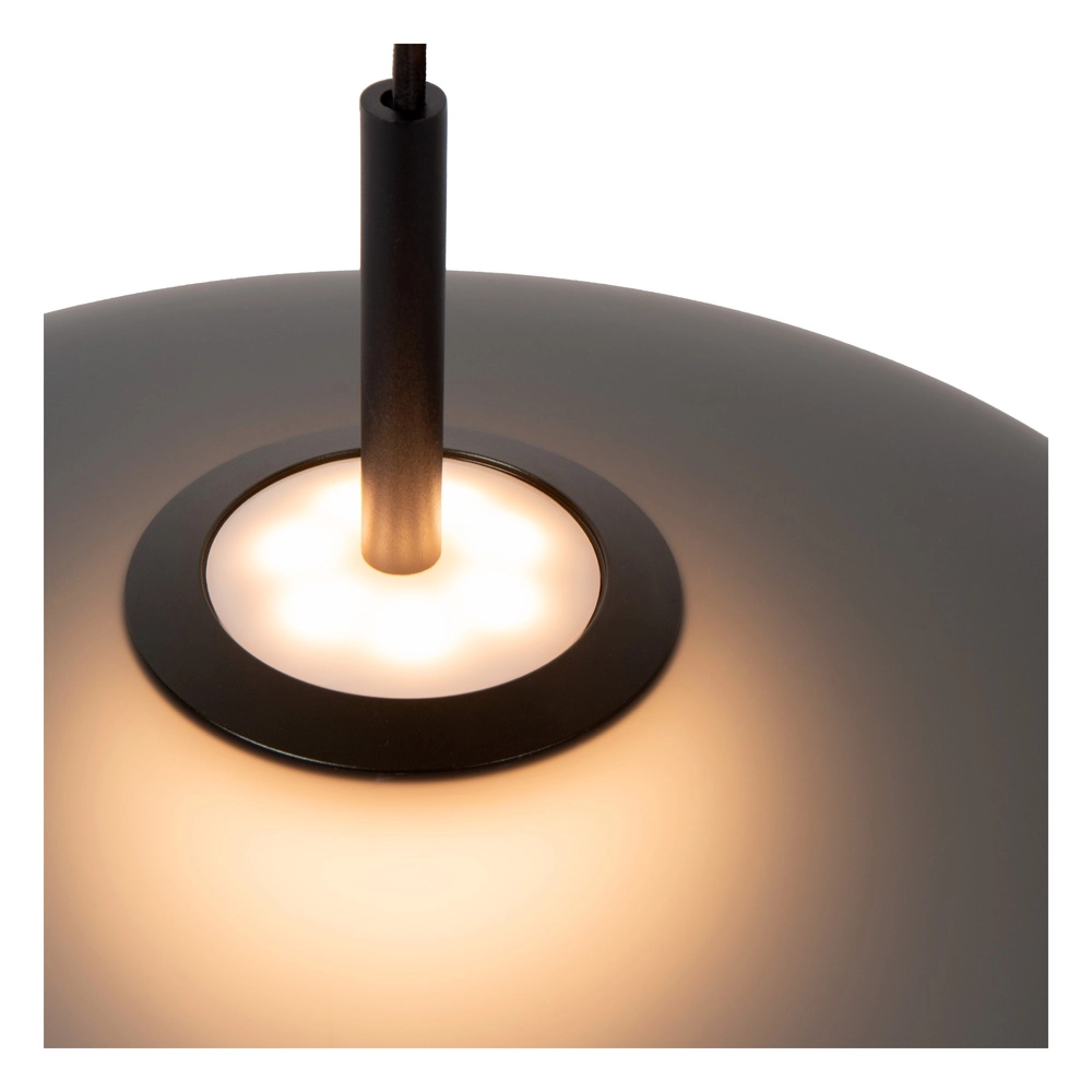 Strakke hanglamp Menga Ø 40cm smoke glas Premium by Lucide 5411212251206