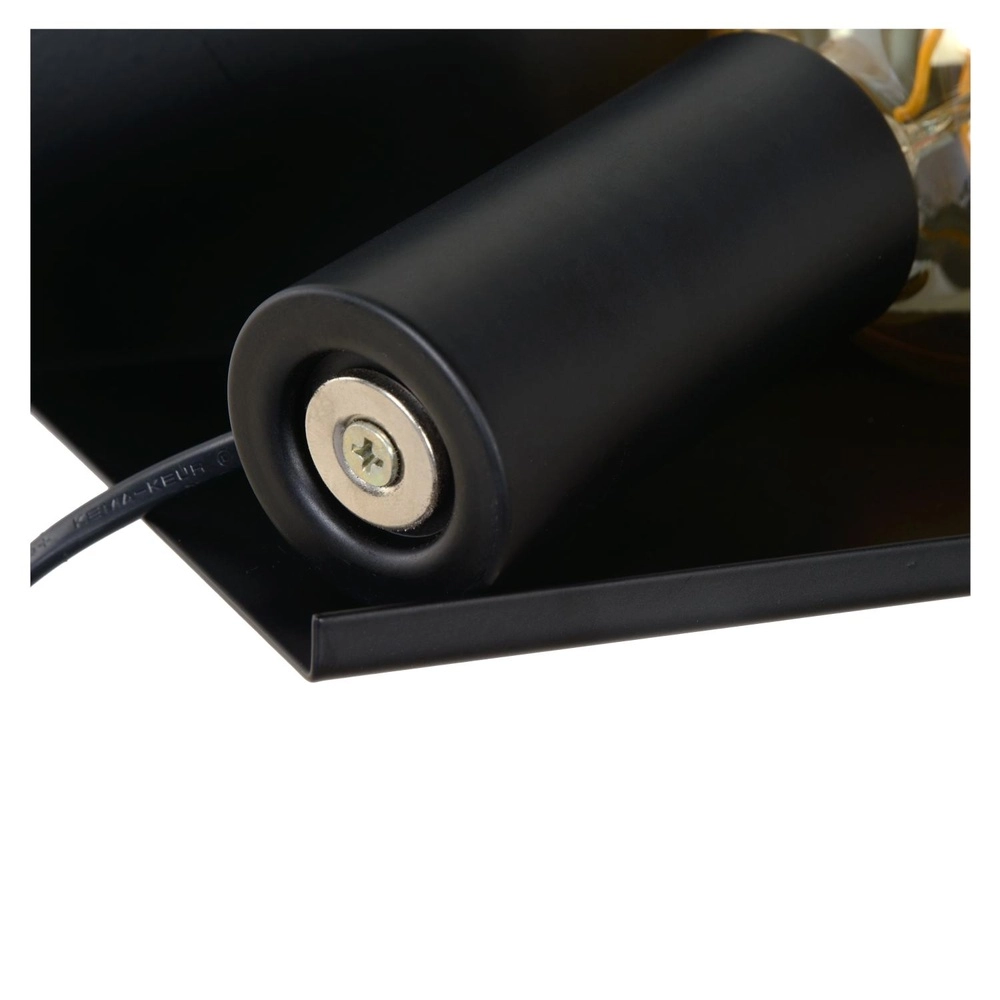 Bedlampje Sebo zwart Lucide 5411212061287