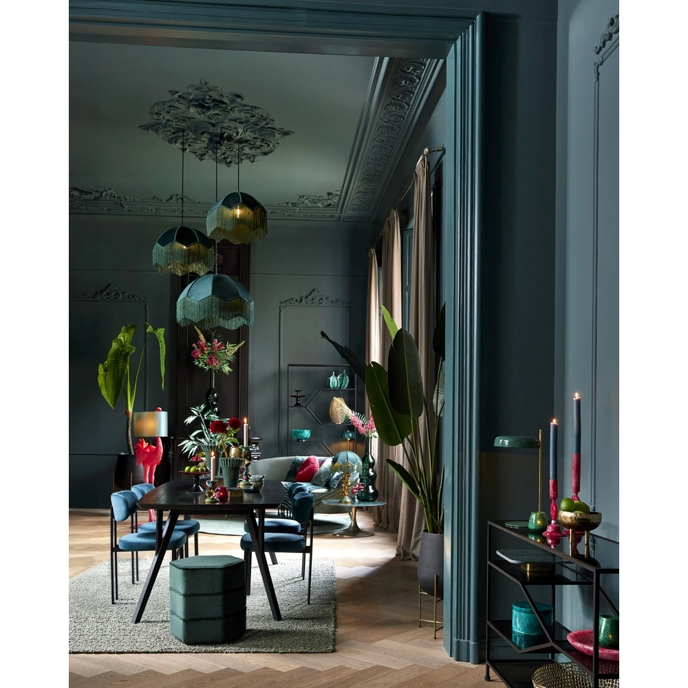 Hanglamp Malacia Ø 40cm - velvet groen Light & Living 8717807759261