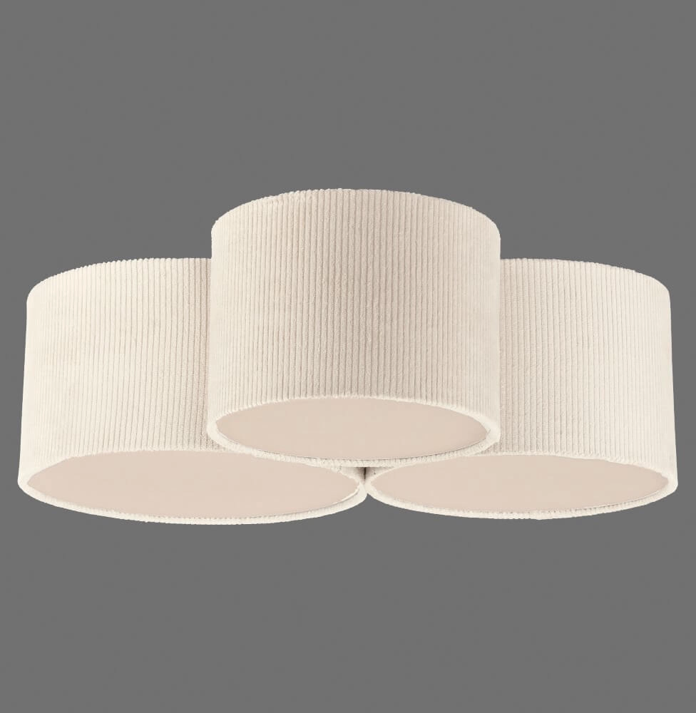 3-lichts plafondlamp Green Duro zandkleurig Just Light 4043689005917