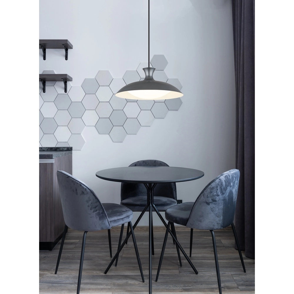Grijze hanglamp Rocha design Ø 40cm Globo 9007371533985