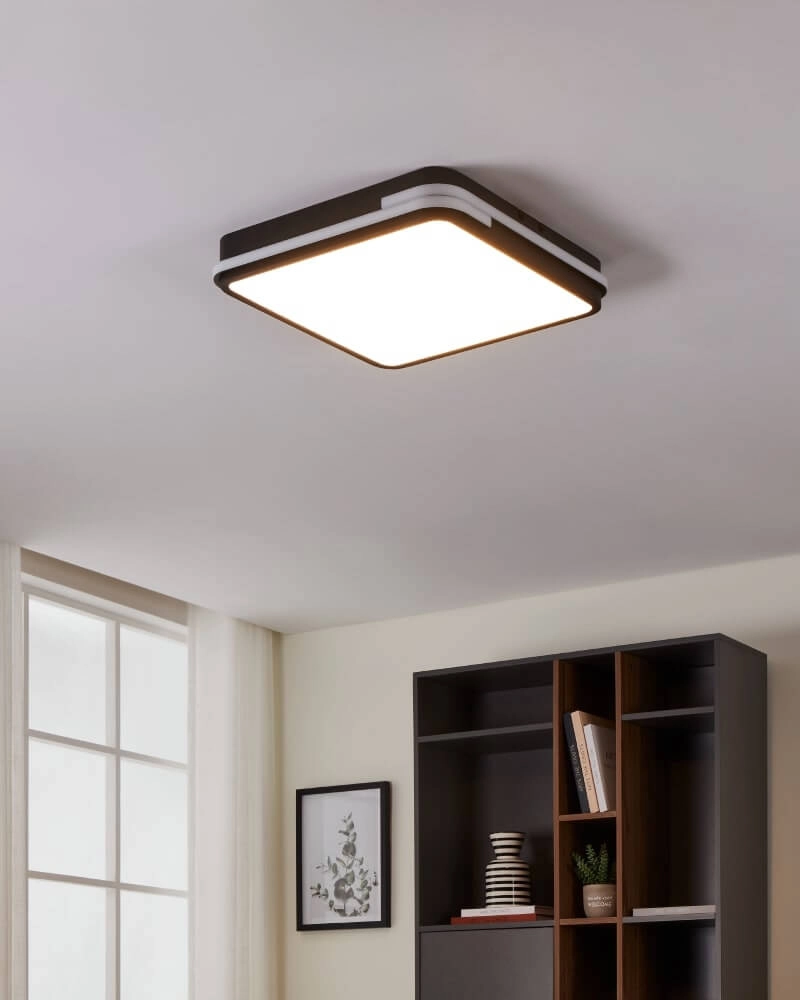 Plafonnière Zigbee Genovese-Z zwart Eglo 9008606252763