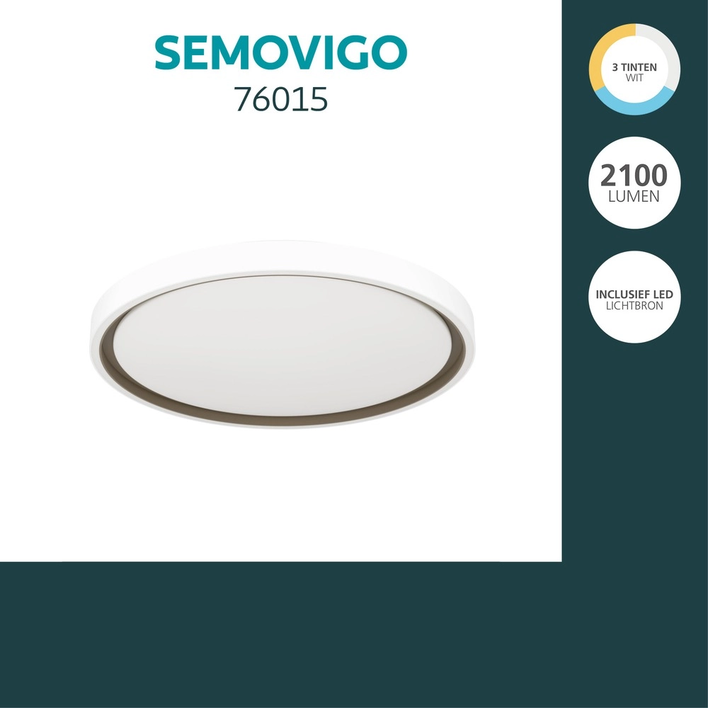 Plafonniere design Semovigo Ø 40cm Eglo 9008606391875