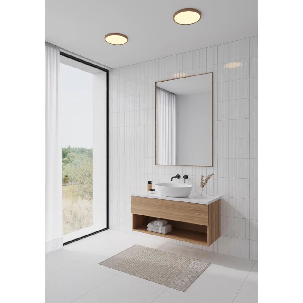 Plafonniere Oja hout Ø 29,4cm - 2700K - 17W Nordlux 5704924016400