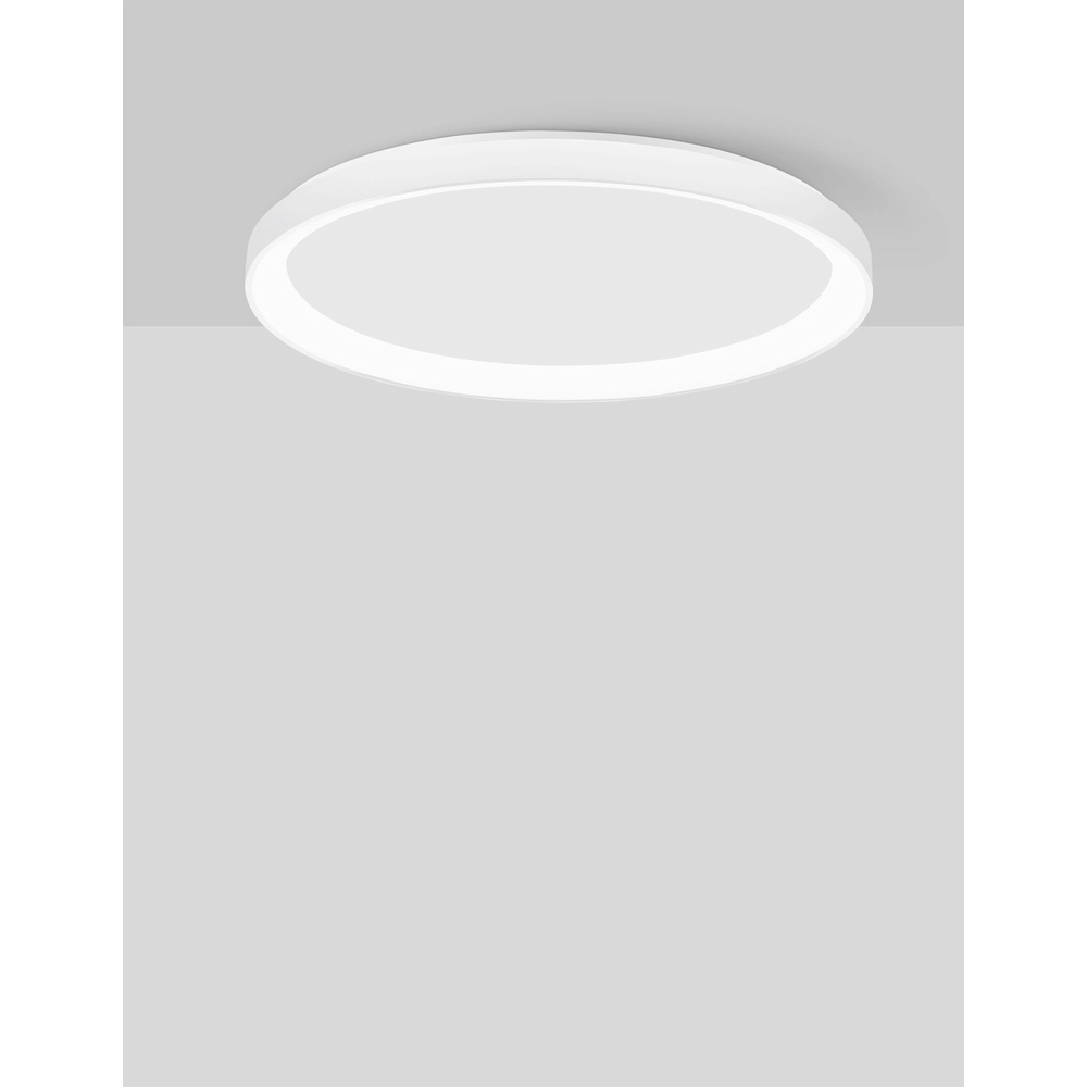 Design plafonniere Pertino Ø 58cm wit