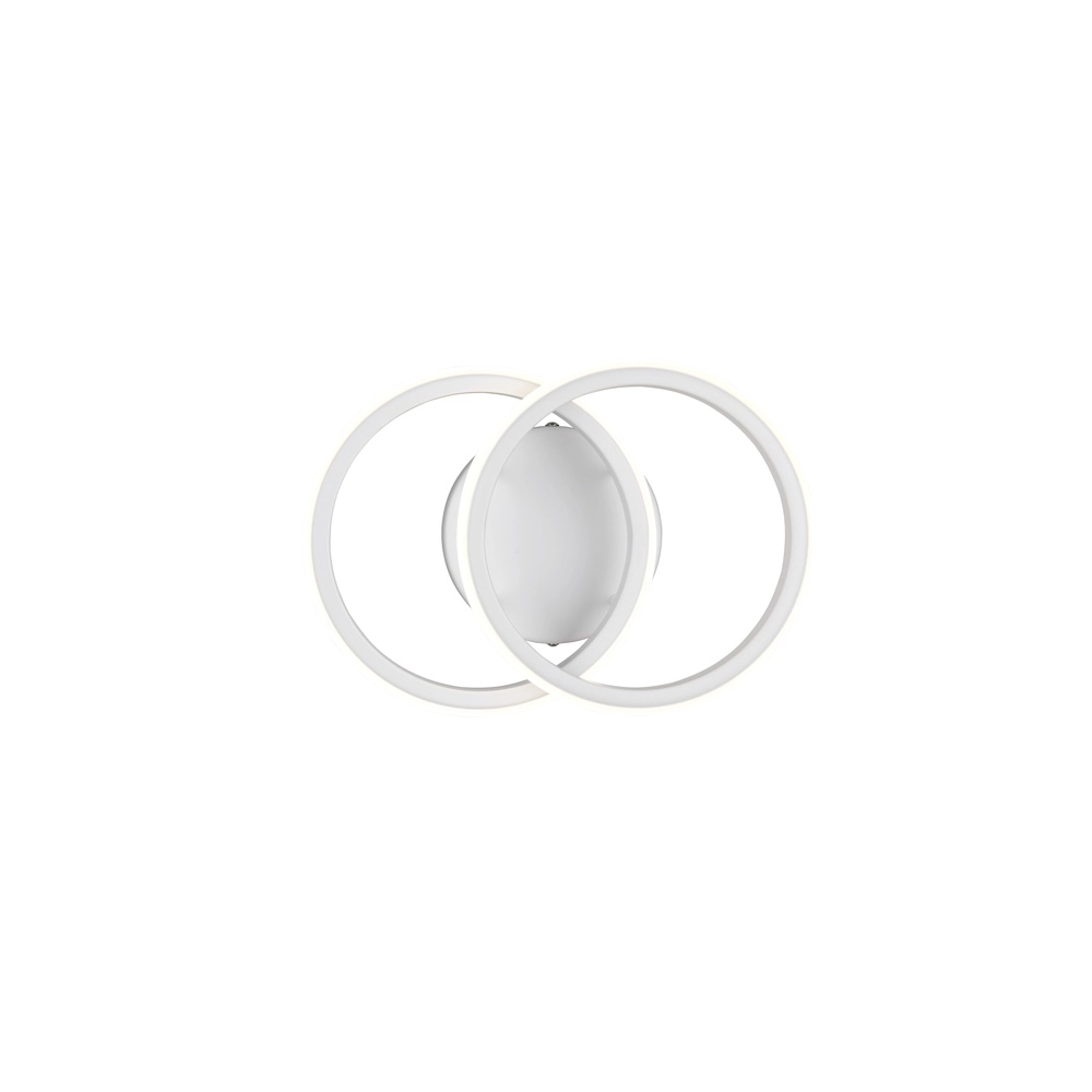 Witte plafondlamp Kasia rond design Trio 4017807653830