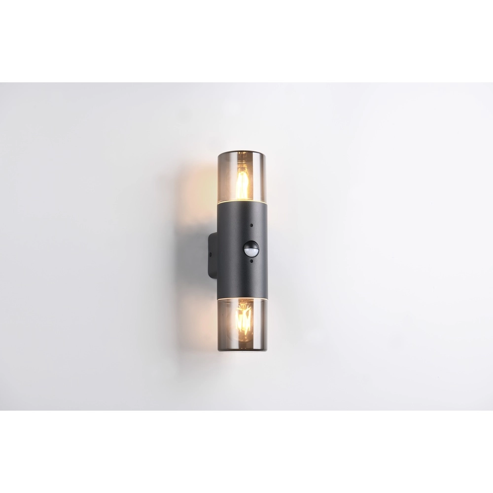 Wandlamp Hoosic dubbel met sensor Trio 4017807603637