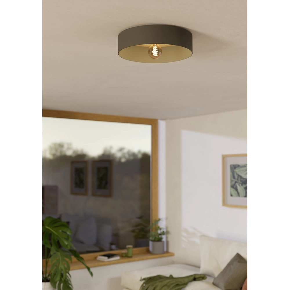 Scandinavische plafondlamp Duaia Ø 42cm - cappucino Eglo 9008606328000