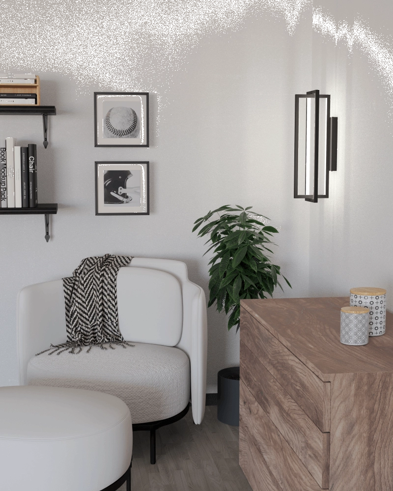 Led wandlamp Siberia zwart Eglo 9008606244065