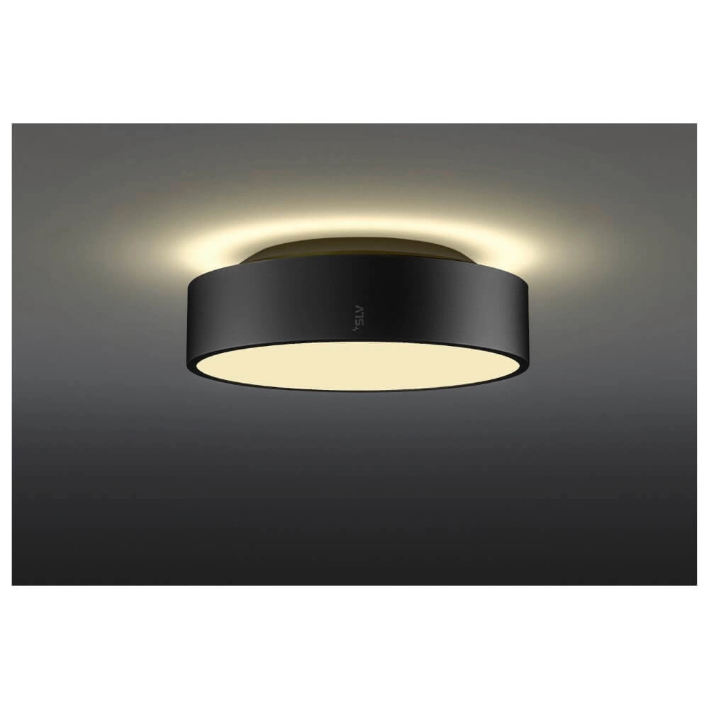 Plafondlamp / Hanglamp Medo 30 zwart - CCT - Ø 28cm SLV 4024163276733