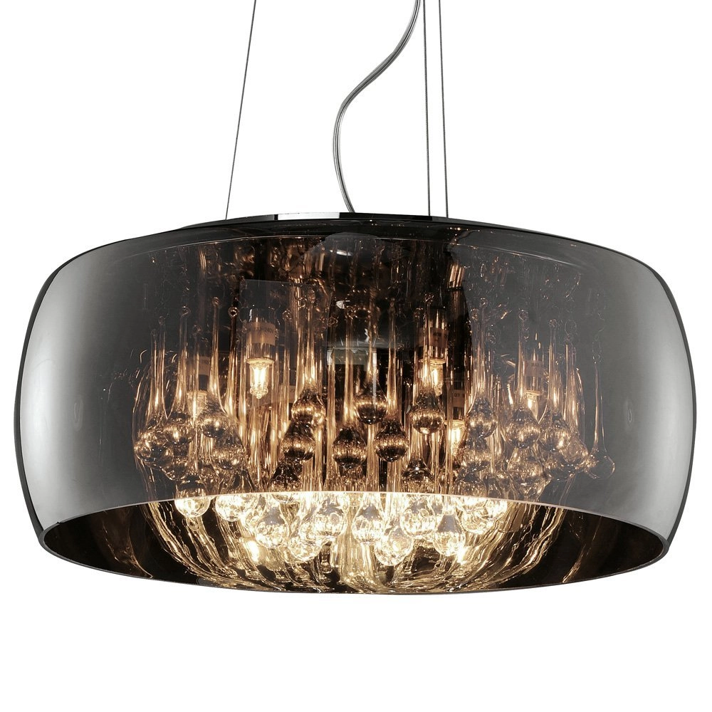 Hanglamp Vapore 6-lichts 50cm smoke Trio 4017807367775
