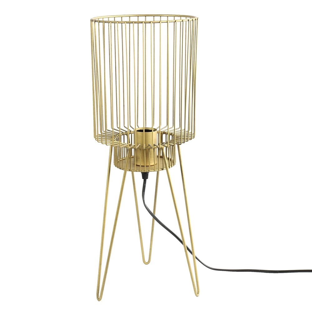 Gouden draadlamp Marleik L