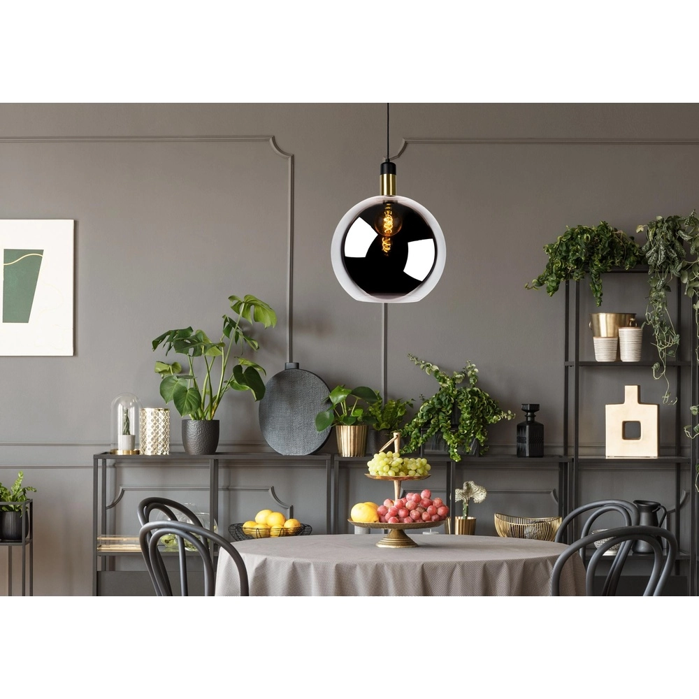 Hanglamp Julius Ø 40cm smoke glas Lucide 5411212343345