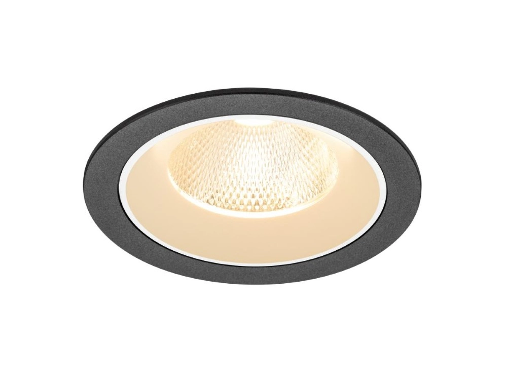 Inbouwspot Numinos L zwart/wit 2700K - 20gr SLV 4024163309967