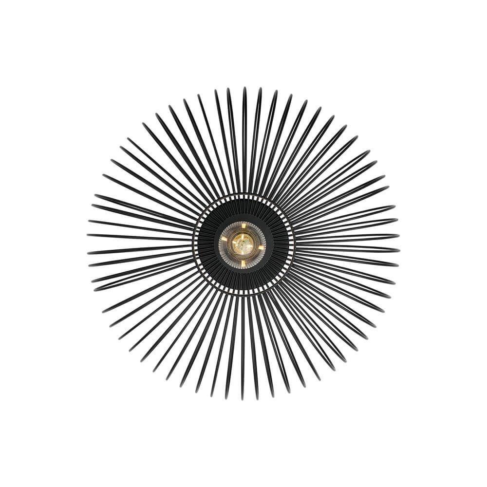 Spijltjes plafondlamp Beroni zwart Ø 40cm Nordlux 5704924018473