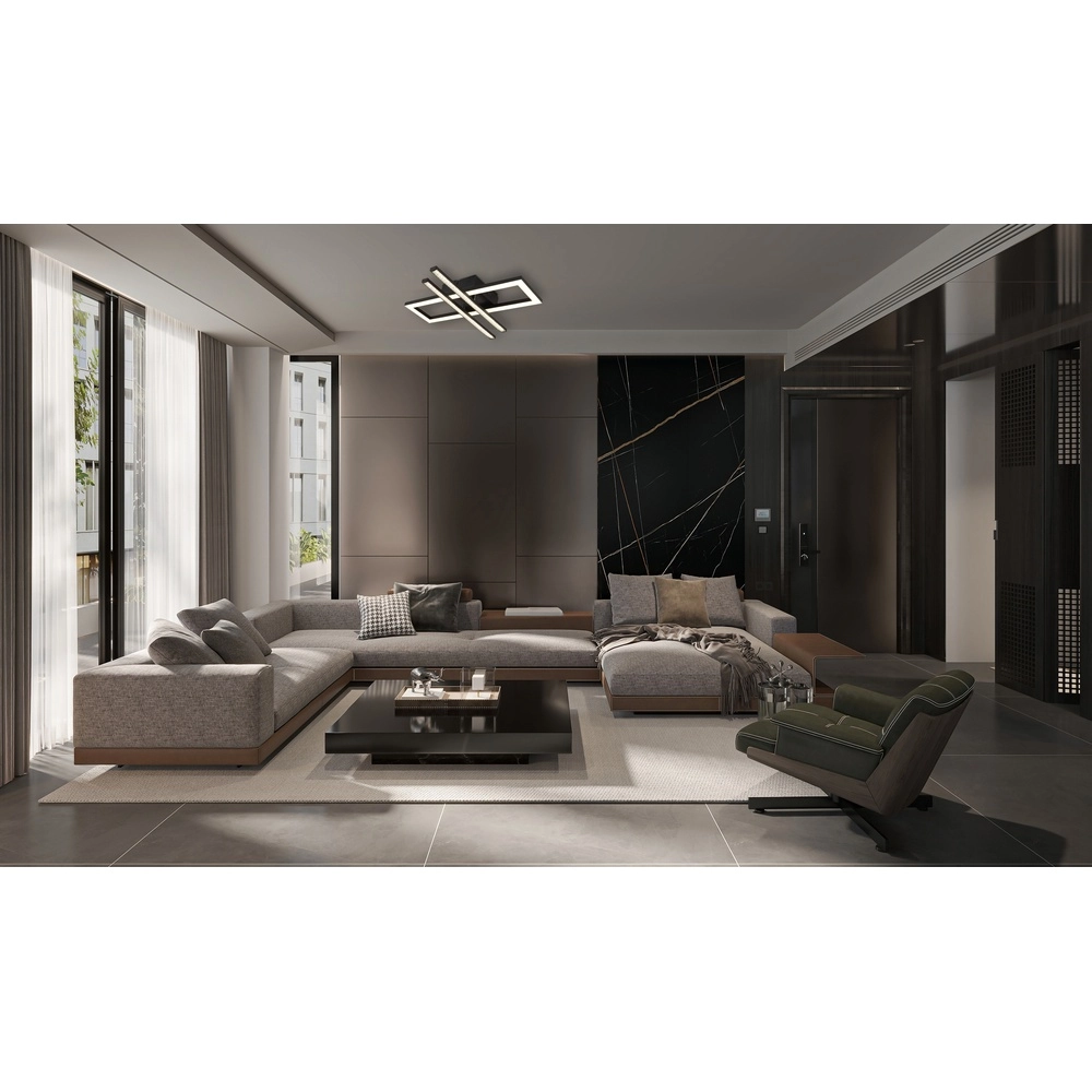 Plafondlamp Highway zwart Globo 9007371450794