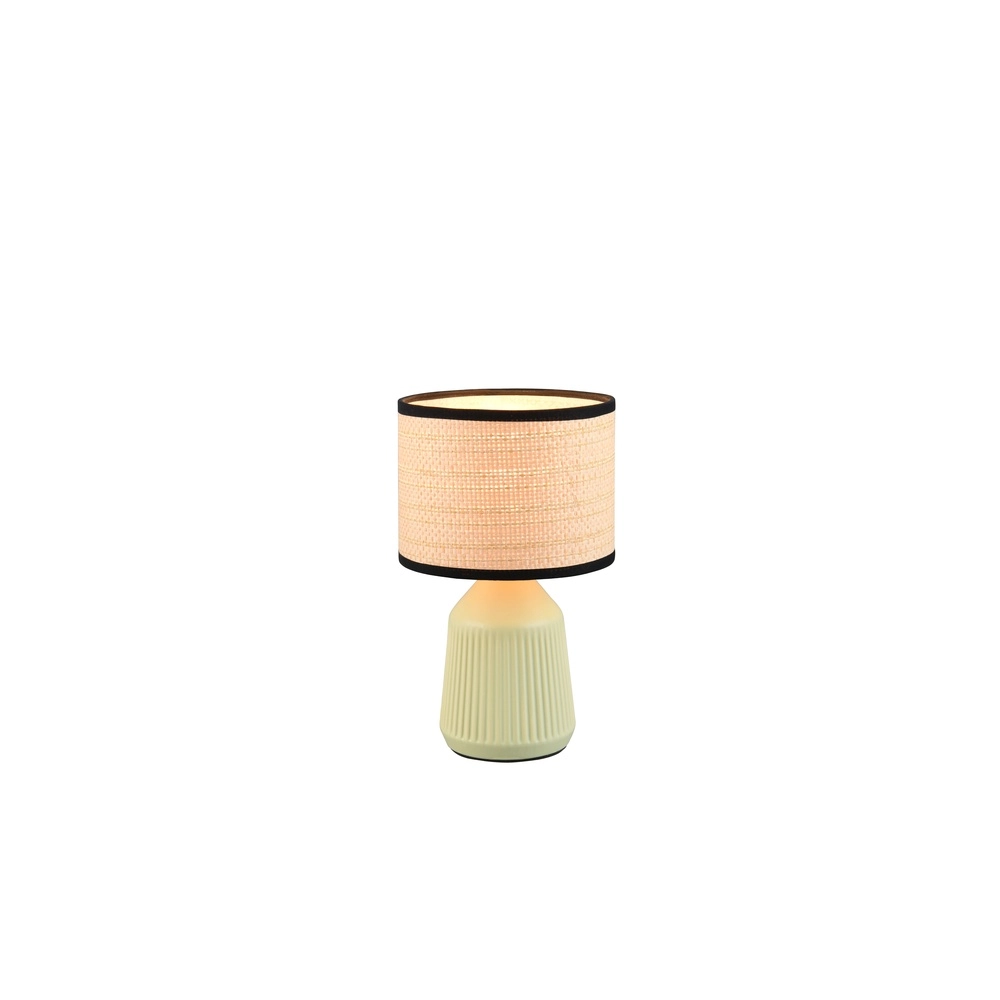 Tafellamp Formentera Ø 16cm groen Trio 4017807692068