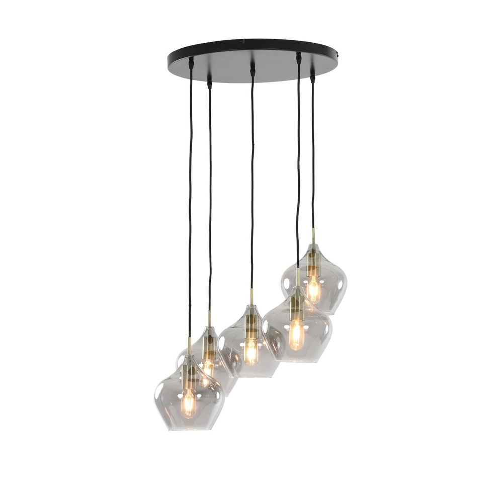 Hanglamp Rakel 5-lichts rond Light & Living 8717807604578