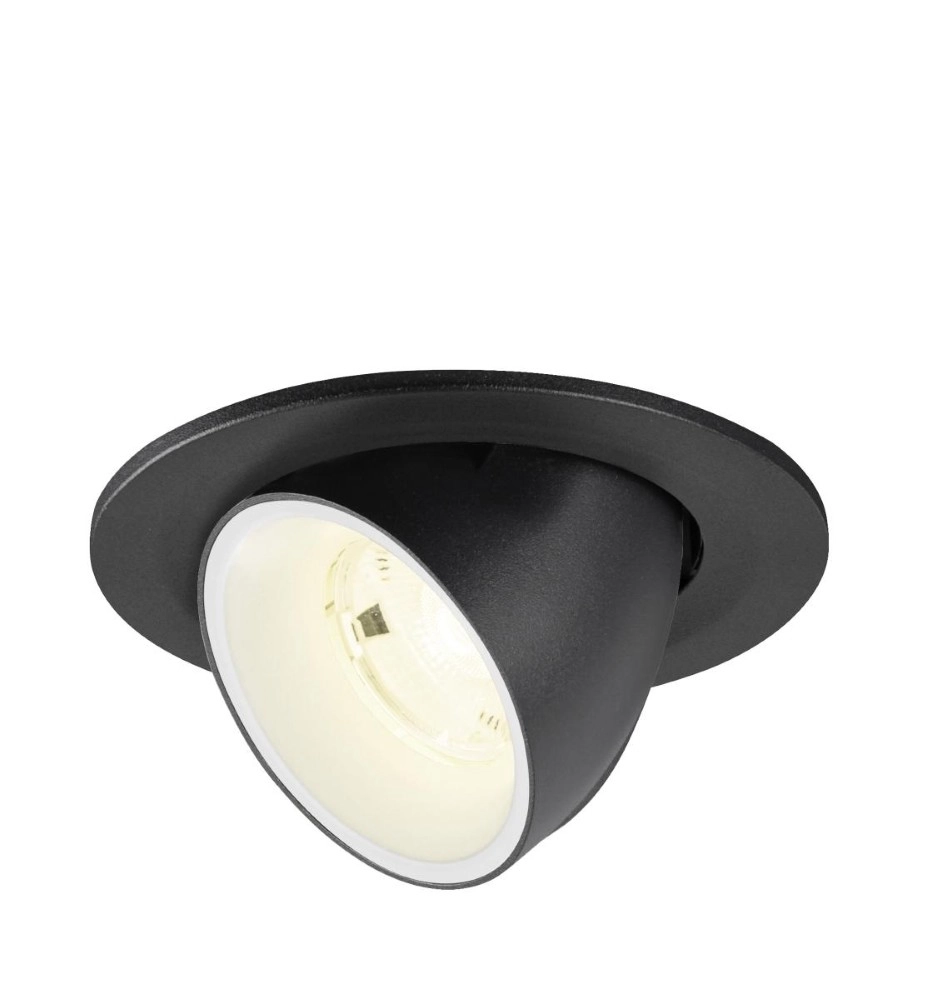 Inbouwspot Numinos Gimble S zwart/wit 4000K - 20gr SLV 4024163313384