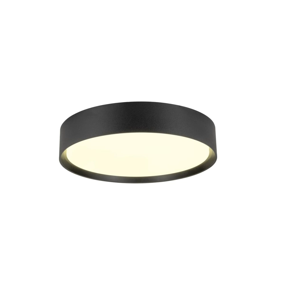 Plafondlamp Decona Ø 30cm zwart - 3000k/4000K