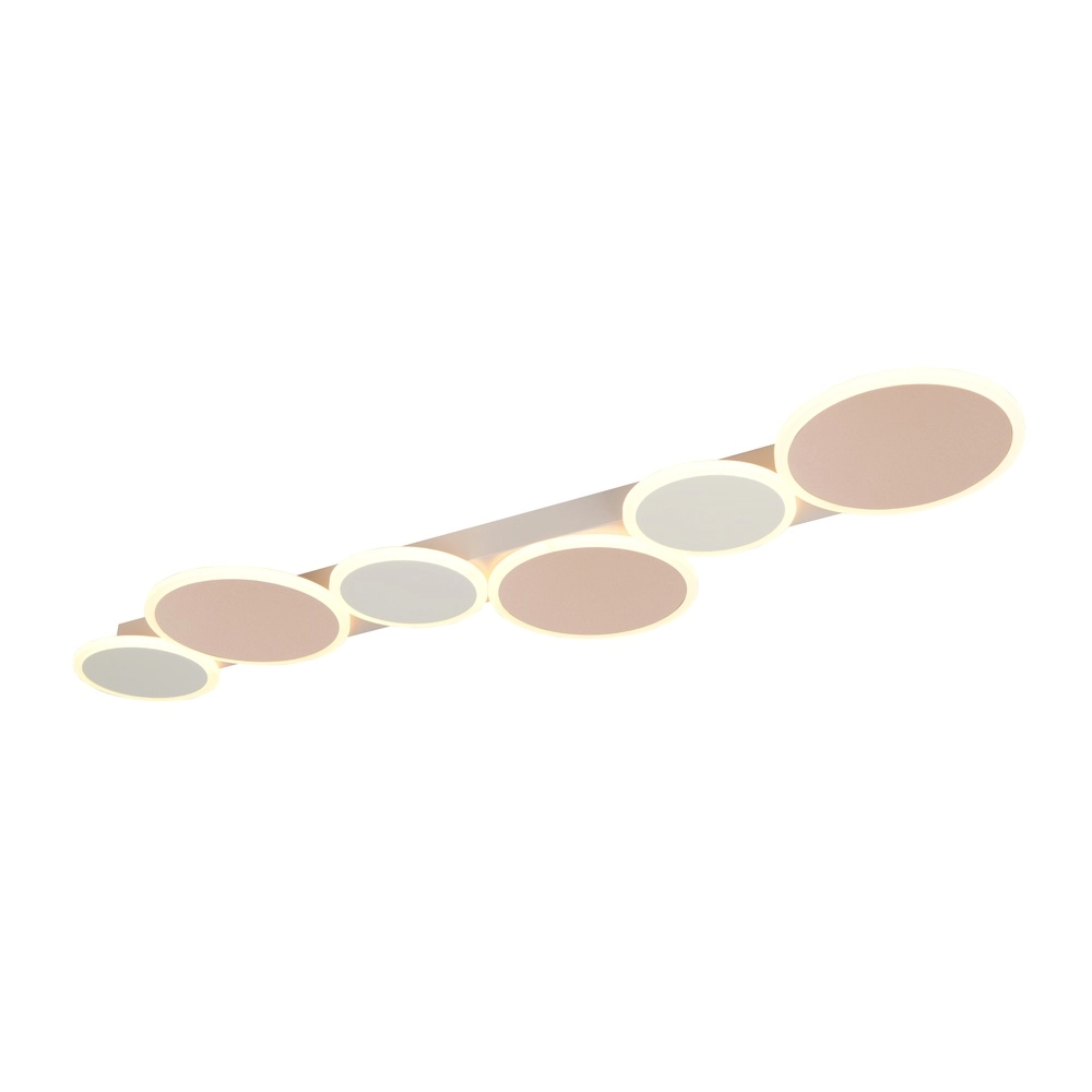 Plafondlamp Ovela mokka bruin Trio 4017807685015