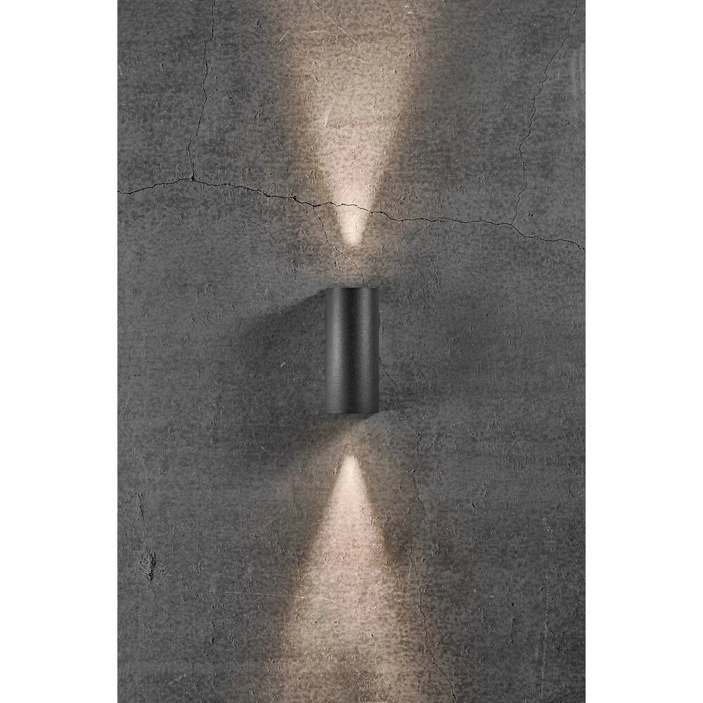 Up & Downlighter Asbol zwart afgerond Nordlux 5701581401389